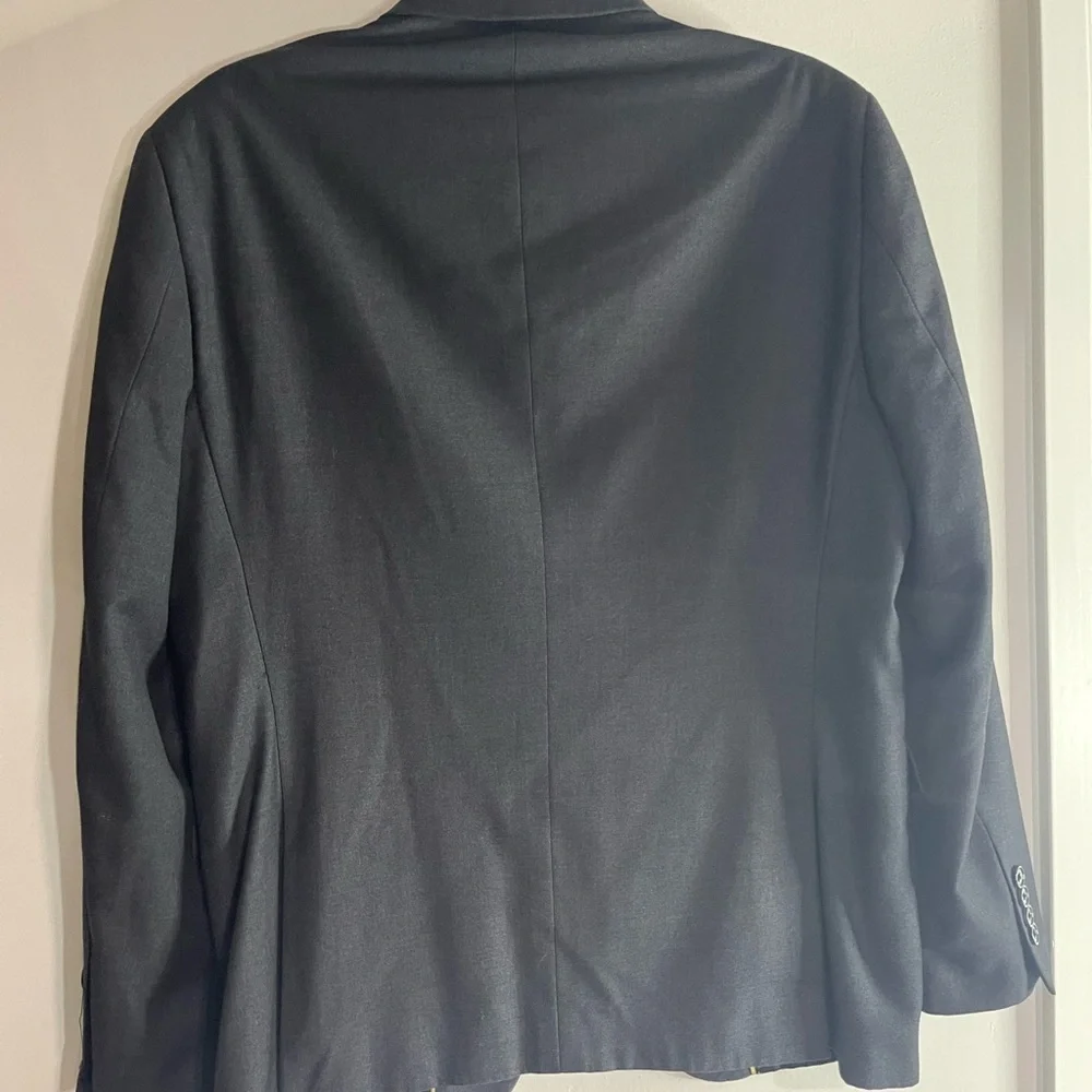 Elegant Charcoal Men's Blazer